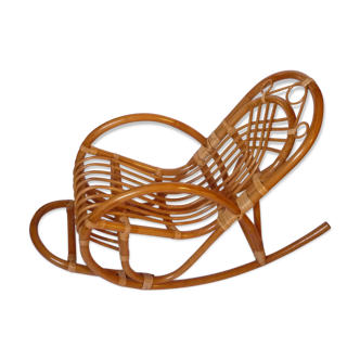 Rocking chair enfant en bambou