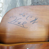 LCW Lounge Chair Walnut by Charles and Ray Eames for Evans / Herman Miller, 1948-49