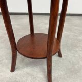 Curved wooden coffee table by Thonet