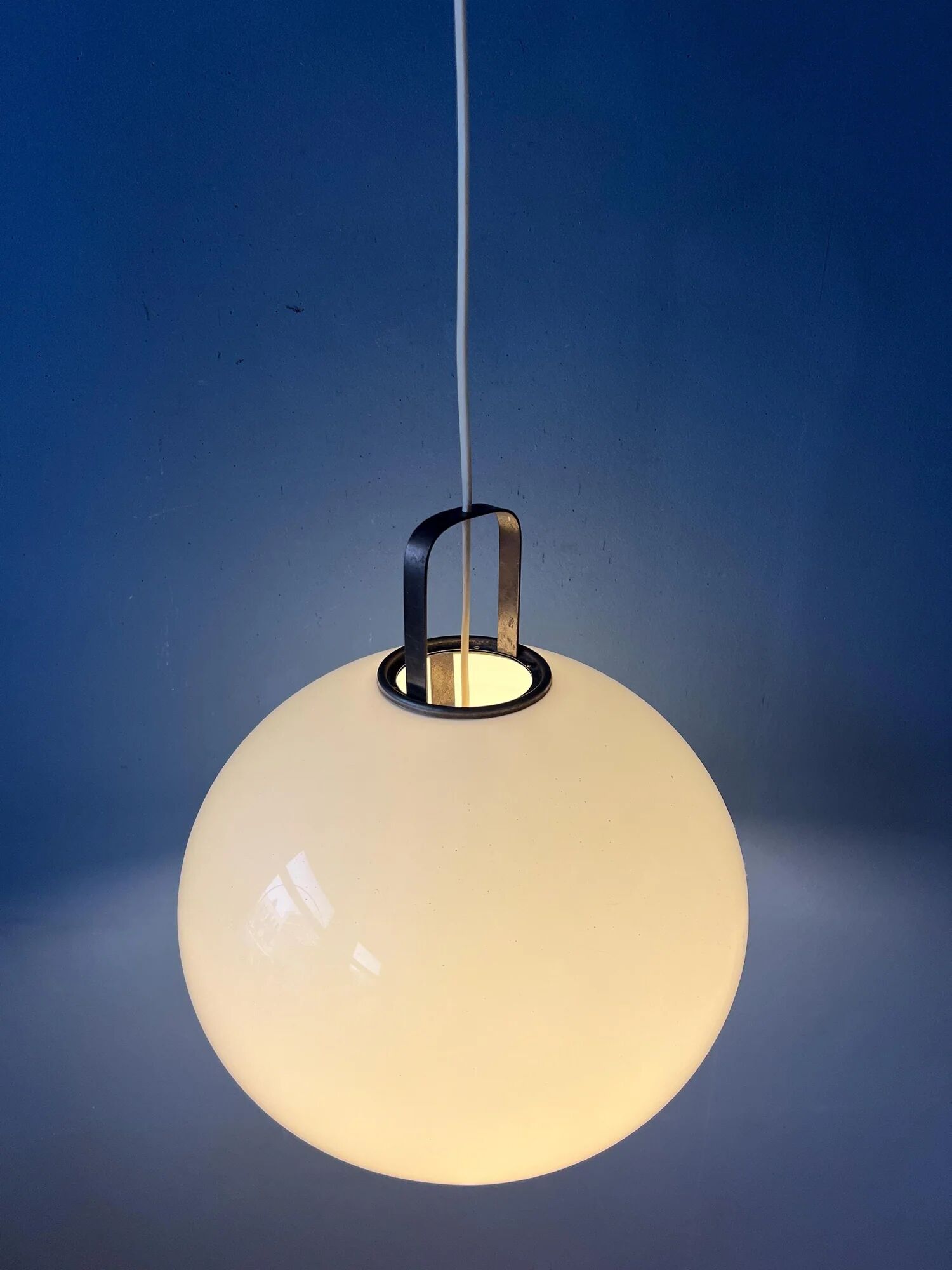 Vintage Guzzini inspired mushroom pendant lamp