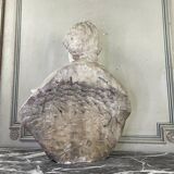 Female bust in Carrara marble, late 18th century, Northern Italy.