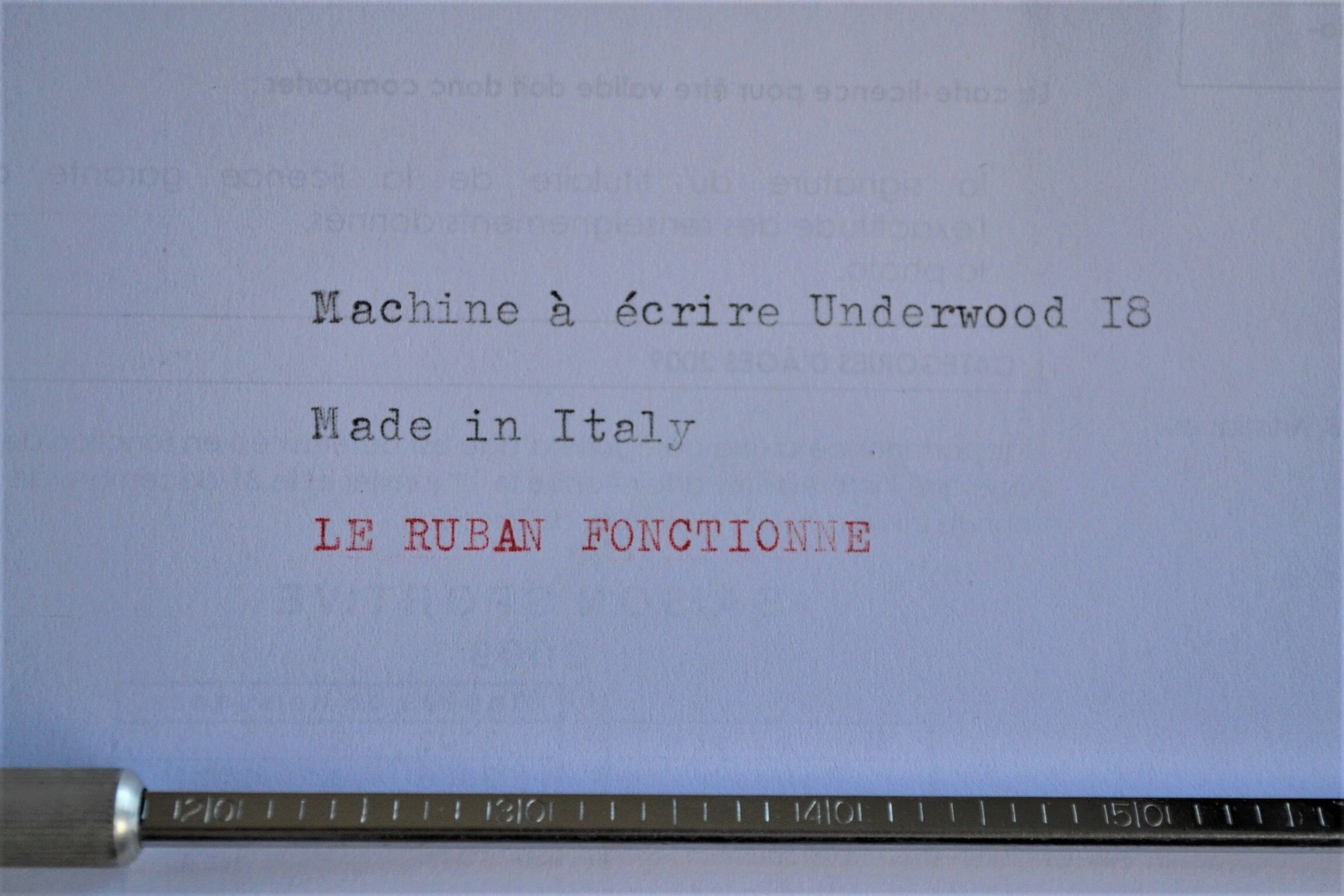 Underwood 18 by Olivetti - vintage 1968