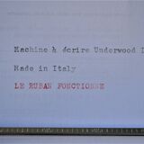 Underwood 18 by Olivetti - vintage 1968
