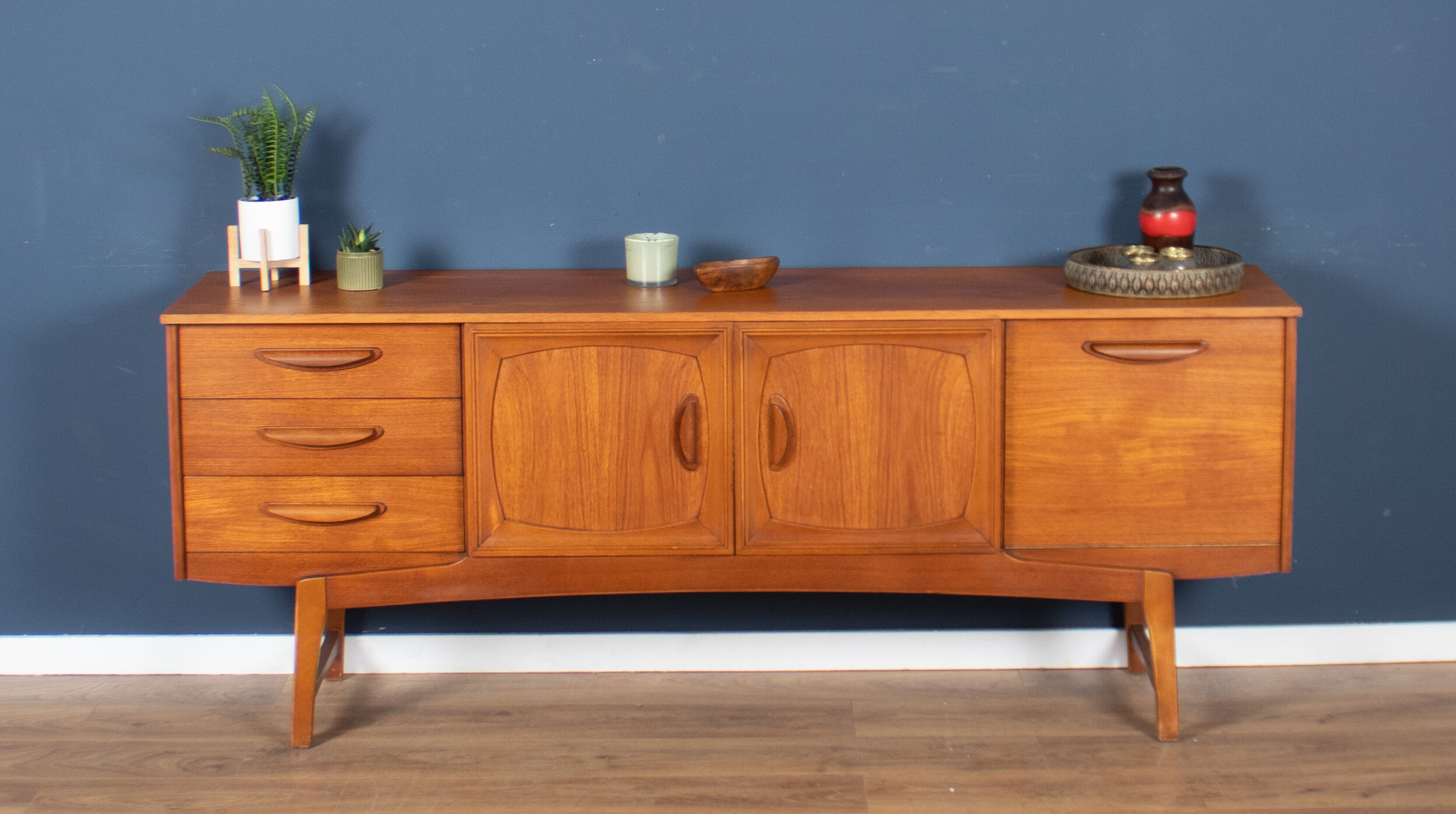 Retro teak 1960s stonehill mid century sideboard