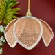 Vintage lotus flower pendant lamp