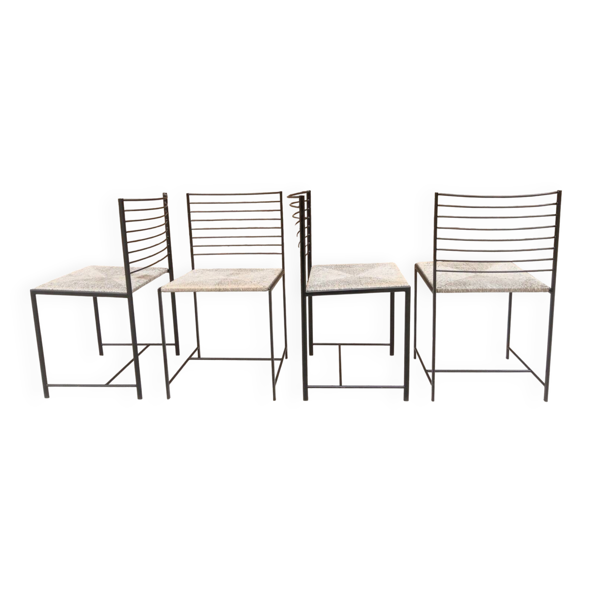 Chaises vintage Alice, années 1980, ensemble de 4