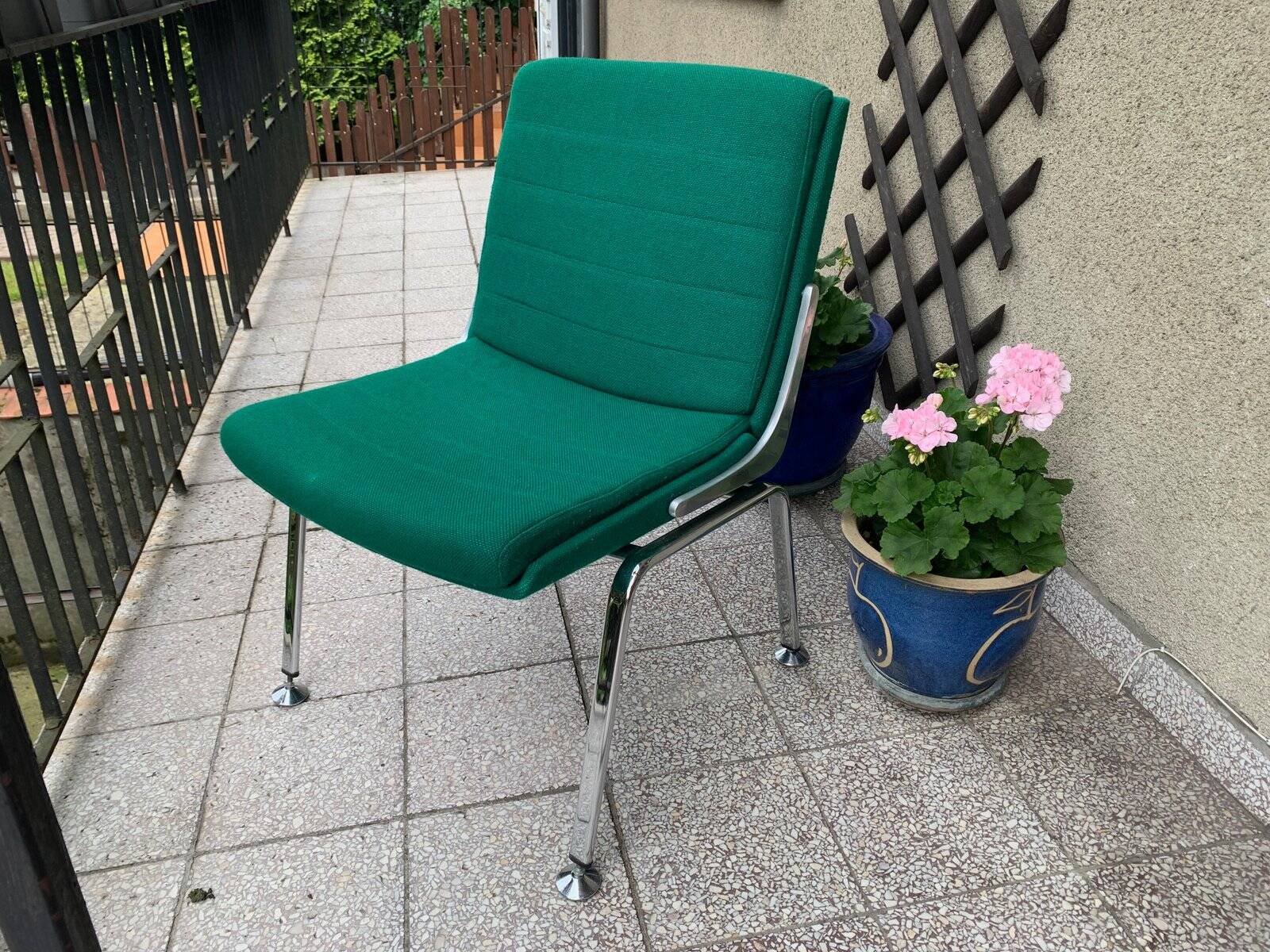 Set of vintage German Drabert chairs, 1970s