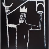 Jean-Michel Basquiat: The King, signed lithograph