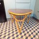 Tripod rattan coffee table, 79 cm per side