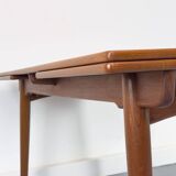 Table à manger en teck AT-312 par Hans J. Wegner pour Andreas Tuck, années 1960