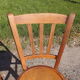 3 bistrot chairs years 60