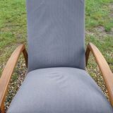 Scandinavian chaise longue armchair