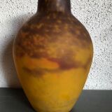 Muller Frère glass paste vase