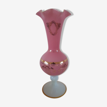 opaline baluster vase 20th century