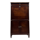Étienne avril right secretary in mahogany louis xvi period stamped xviii eme century flag