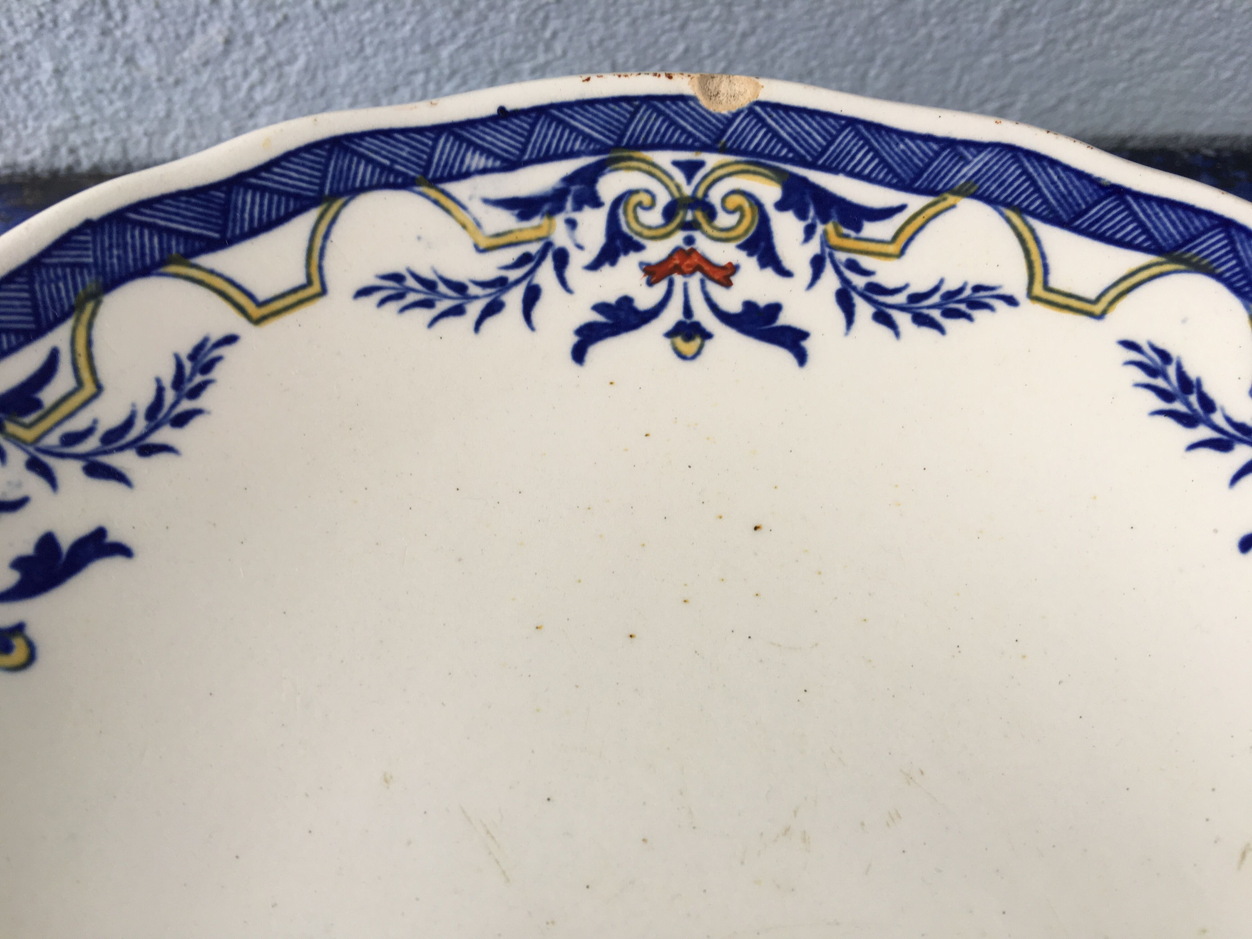 Compotier earthenware in the early 20th century