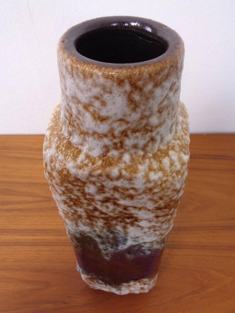 Model 1438-30 Lava Ceramic Vase from Übelacker Keramik, Germany, 1970s