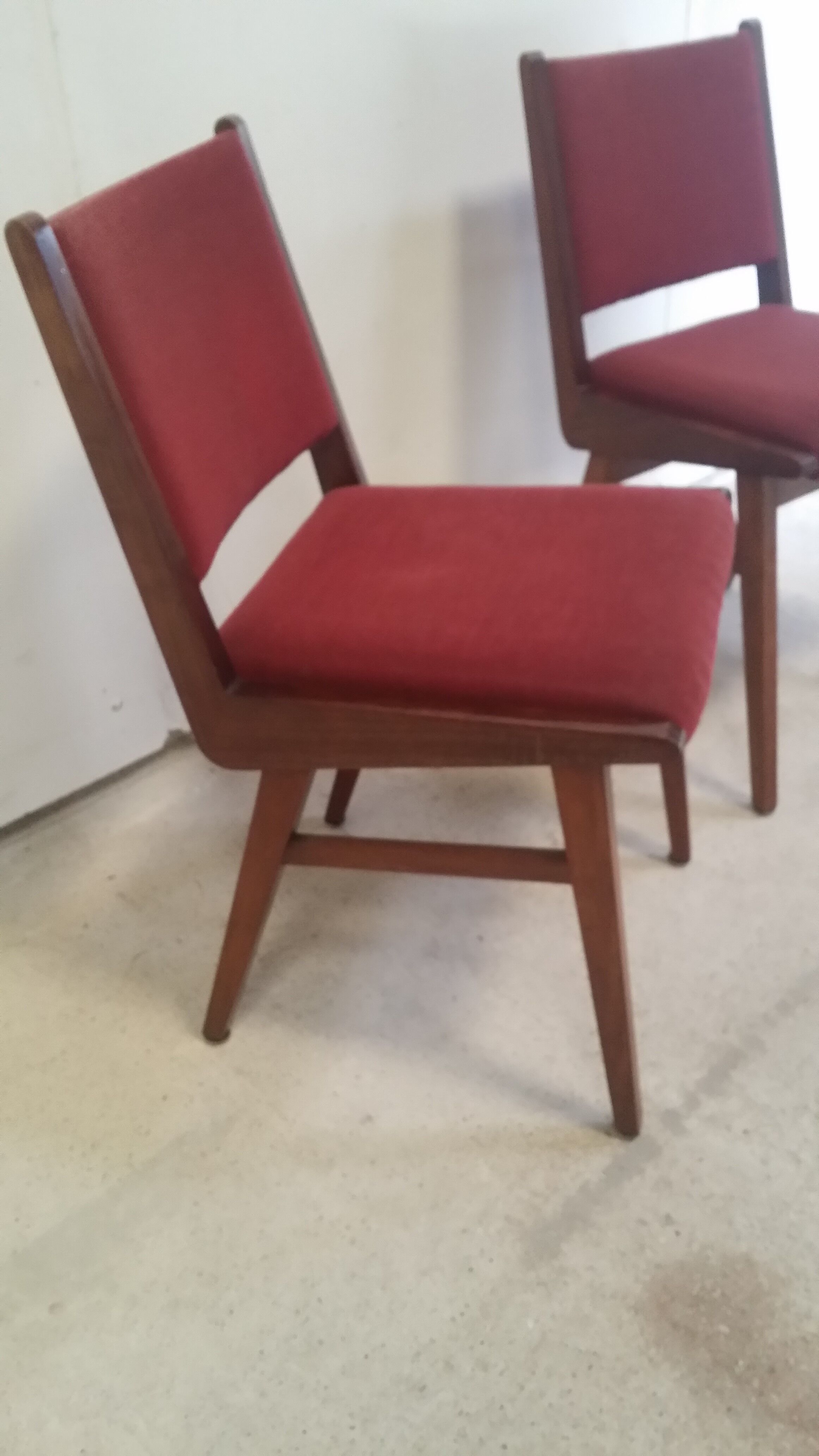 Pair of vintage chairs year 50
