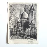 Poster "Rue de Montmartre" by Bernard Buffet, 60s