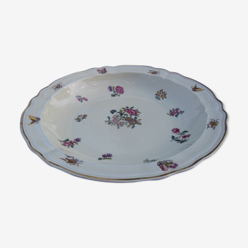 Saladier circulaire en porcelaine estampillé bernardaud Limoges