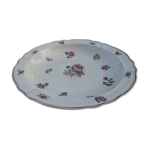 Saladier circulaire en porcelaine estampillé bernardaud Limoges