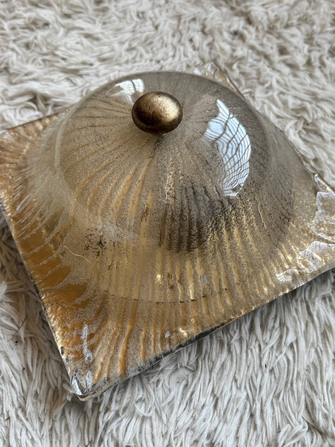 Murano glass wall sconce from the 1970s