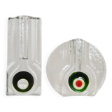 Set of 2 vintage vases by Walther 1970