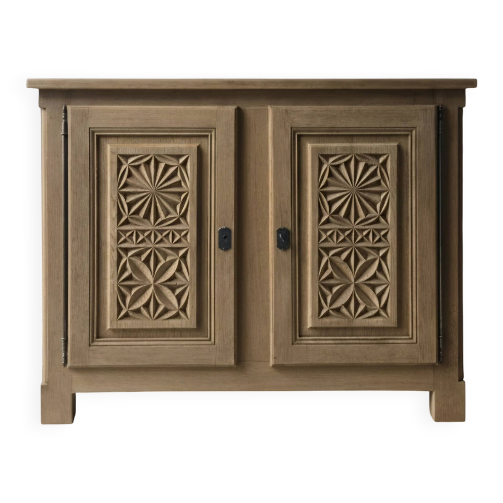 solid oak buffet