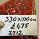 Turkish kilim runner 330x100 cm, vintage kelim rug, long and narrow 2512