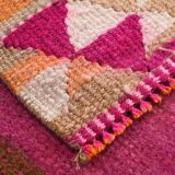 Pink Orange Vintage Runner Rug 95x363Cm SK 18096