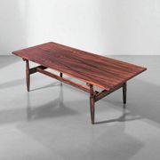 Table basse vintage en palissandre – style scandinave années 60