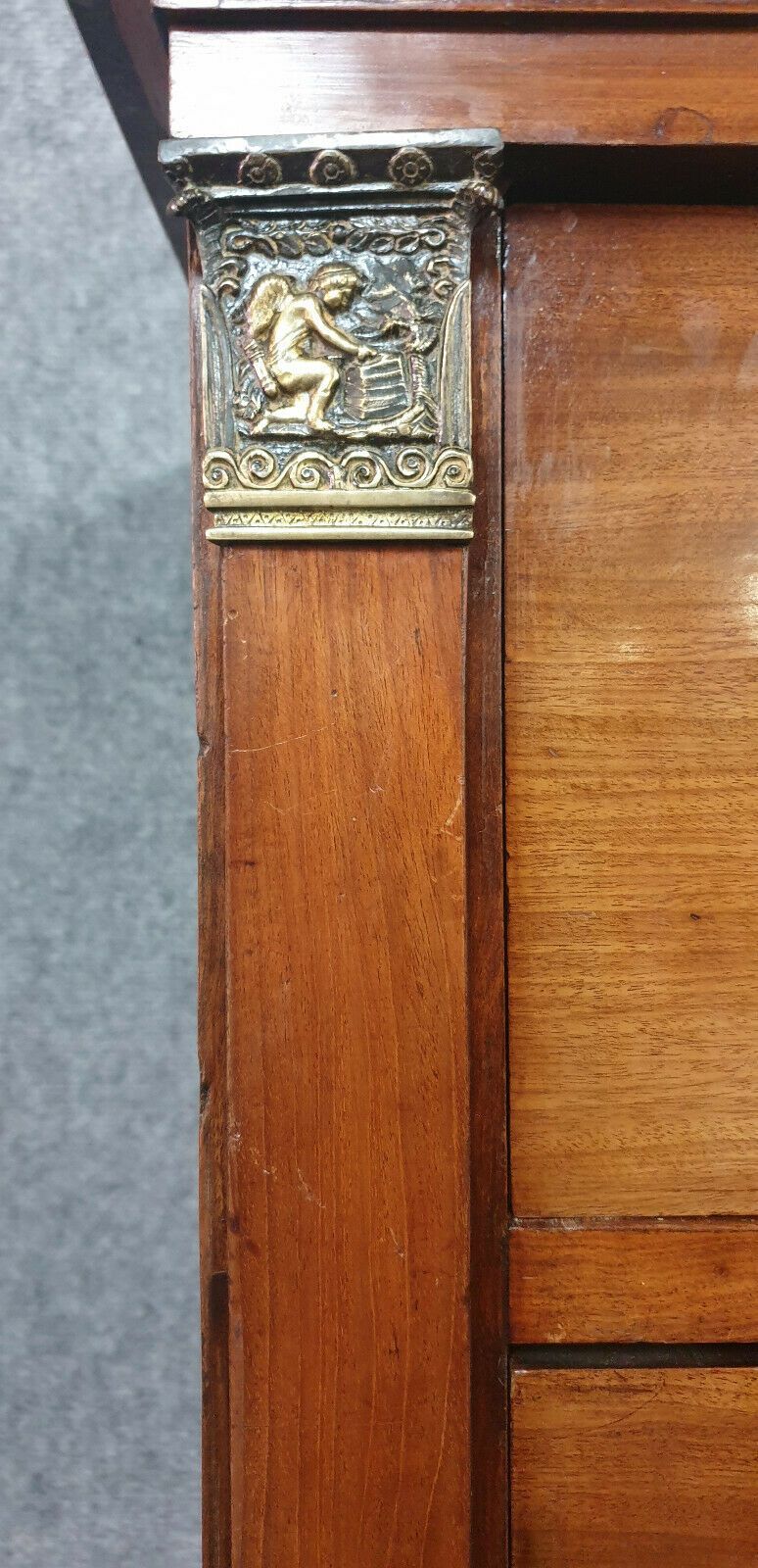 Secretary in false pretence of weekly Empire era in mahogany around 1810