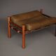 Inca Footstool Ottoman by Arne Norell for Arne Norell AB
