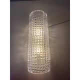 Set of Two "Crocodile" Transparent Murano Glass Wall Sconces