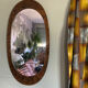 60s mirror in Italian wood