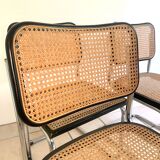 Suite of 4 chairs Cesca B32 by Marcel Breuer