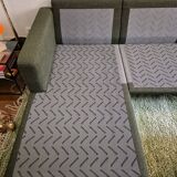 BoConcept Carlton model corner sofa in green Lazio fabric