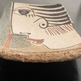 Terracotta cup contemporary pattern