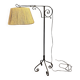 D'après Gilbert Poillerat : lampe sur pied tripode en fer forgé vers 1940