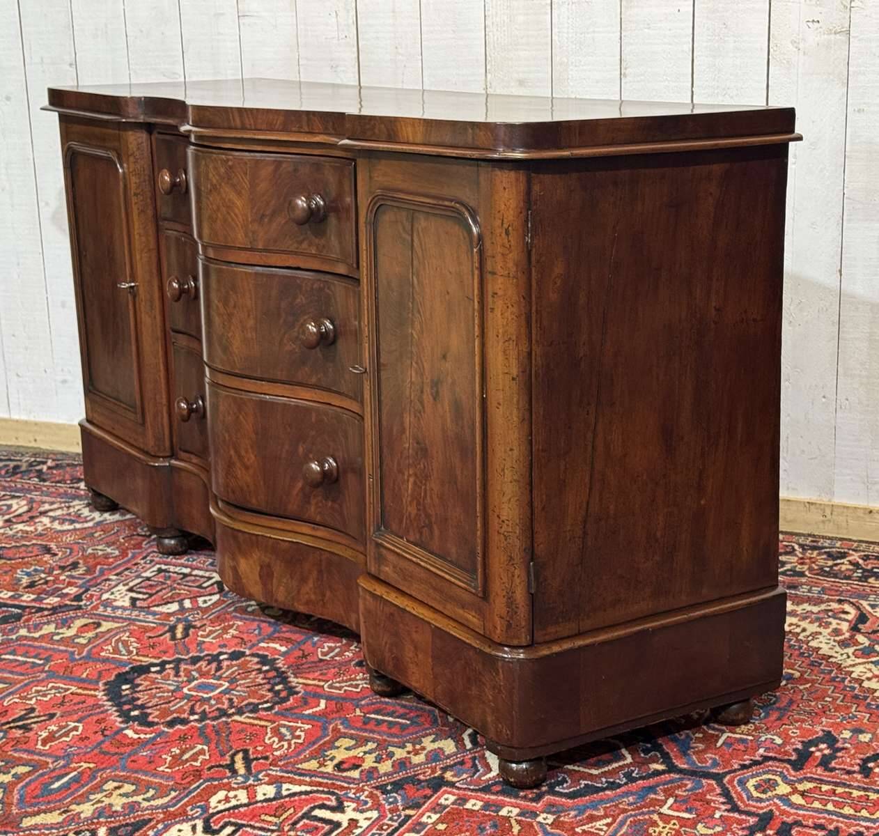 Victorian Enfilade 19th mahogany