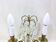 Girandole in bronze and crystal