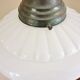 Pendant lamp, lamp, old globe opaline glass, geometric shapes, art deco, 1930