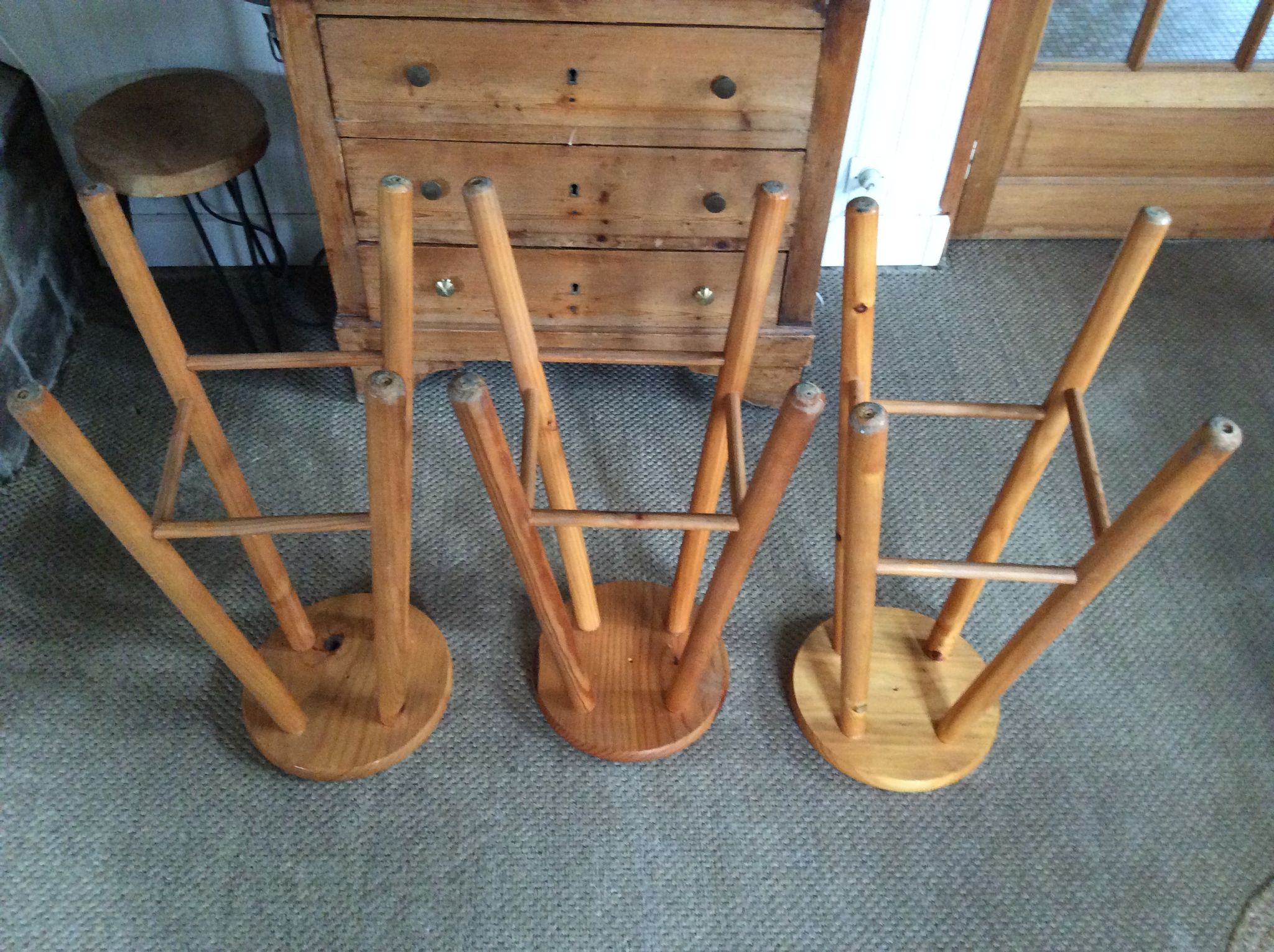 3 tabourets de bar
