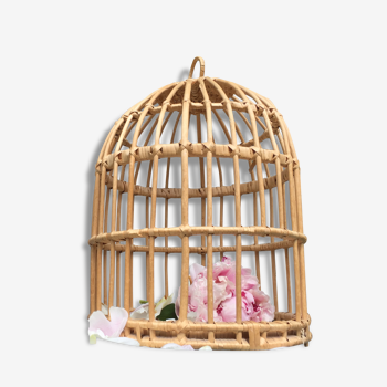 Cage déco en osier