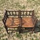 Pair of mulched corner chairs 1930