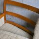 Canapé 3 places design scandinave Mid-Century en teck et tissu