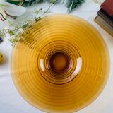 Thick smoked crystal cut, 70s