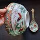 Large soup plate, bowl, salad bowl and ladle in Macao porcelain (19