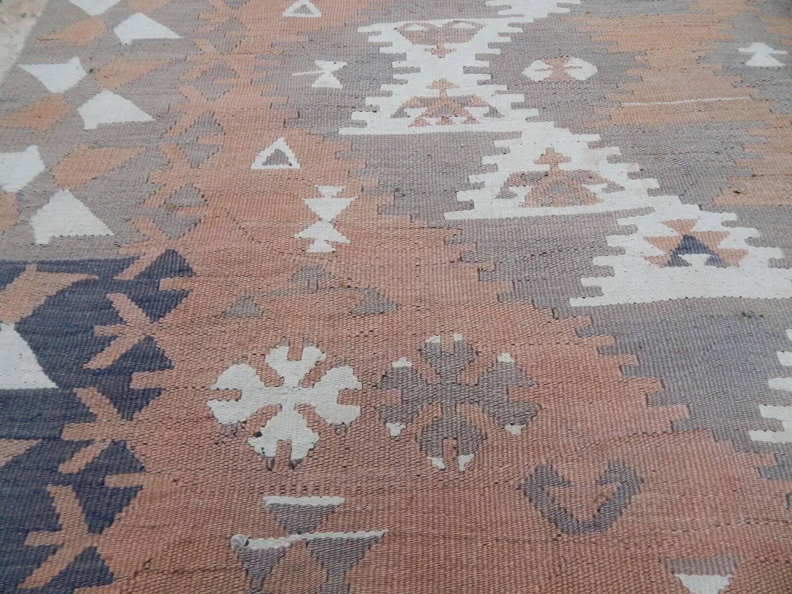 Vintage Turkish hallway rug 86x357 cm