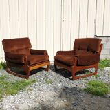 Pair of scandinavian armchairs